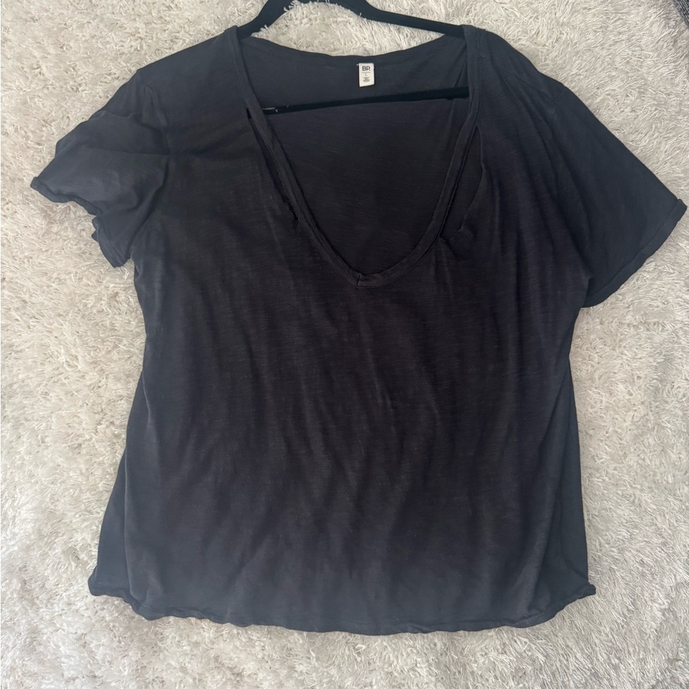 B.P. Women's Black V-Neck Top